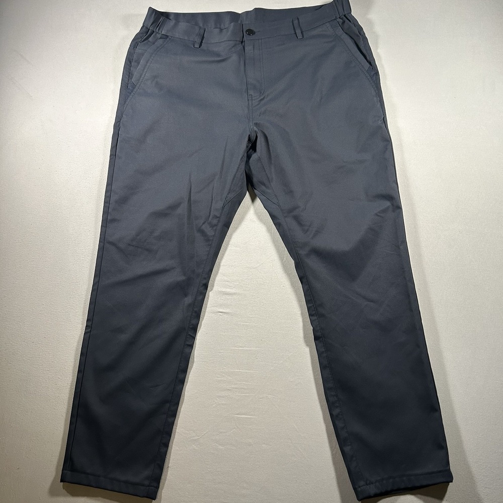 Mens Jack Archer Jetsetter Pants 36x30 Deep Blue Stretch Travel Casual Office